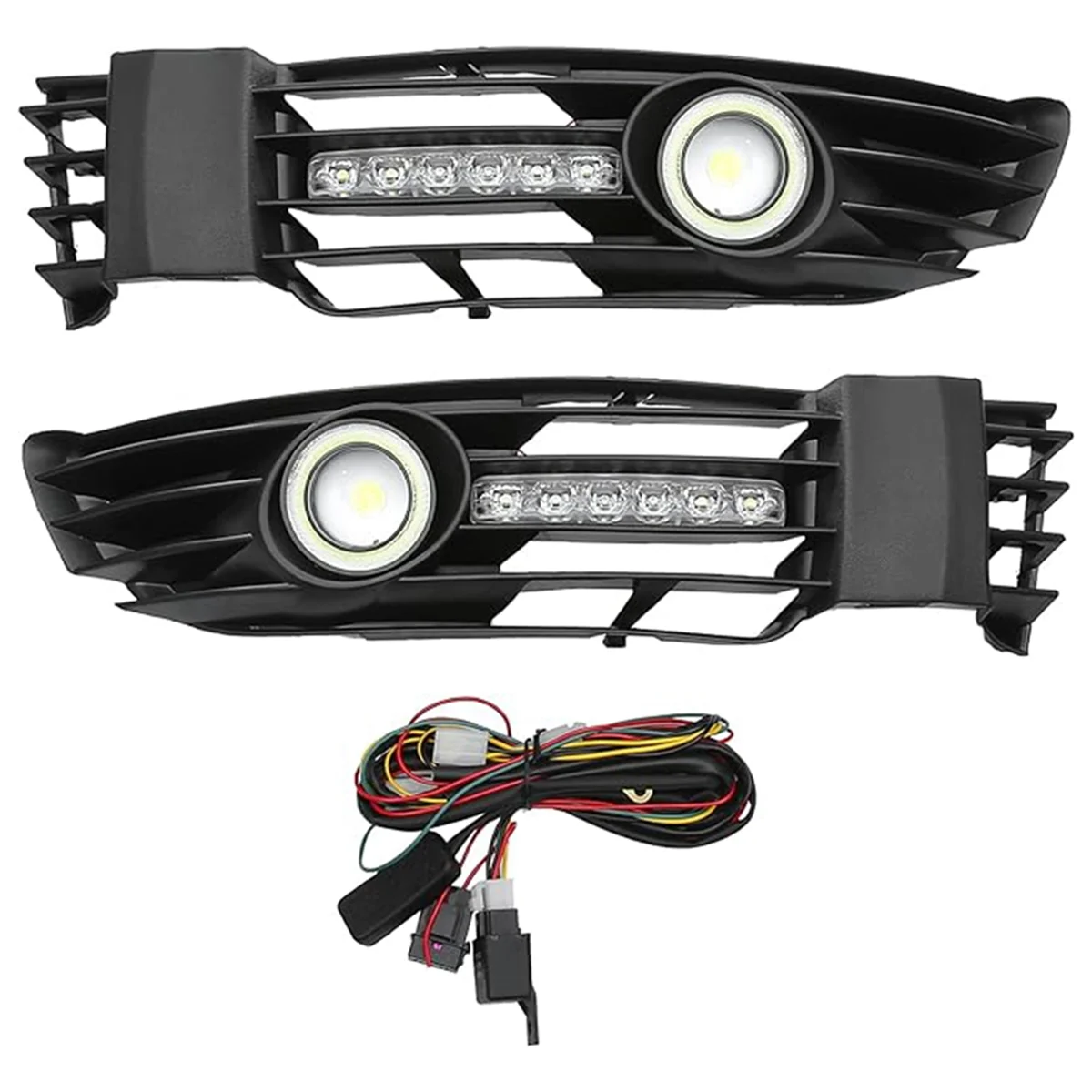 Front Bumper Grille Fog Light Kit for Volkswagen Passat 1.8L 2003-2005 3B0853665L-B41 3B0853666L-B41
Front Bumper Grille Fog Light Kit for Volkswagen Passat 1.8L 2003-2005 3B0853665L-B41 3B0853666L-B41