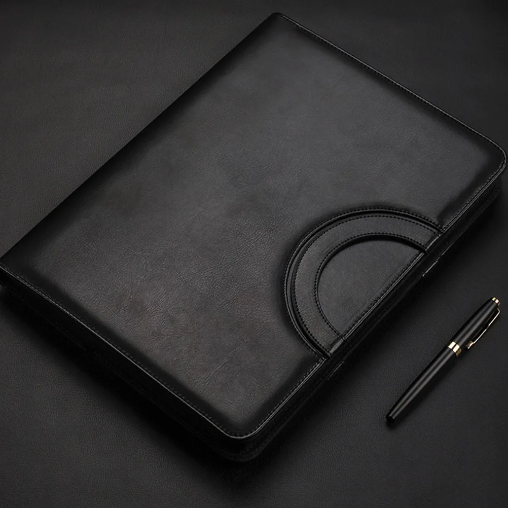 Premium Business Portfolio Binder With Zipper Folder Organizer Office Supplies Document Holder Padfolio Case For Men
Premium Business Portfolio Binder With Zipper Folder Organizer Office Supplies Document Holder Padfolio Case For Men