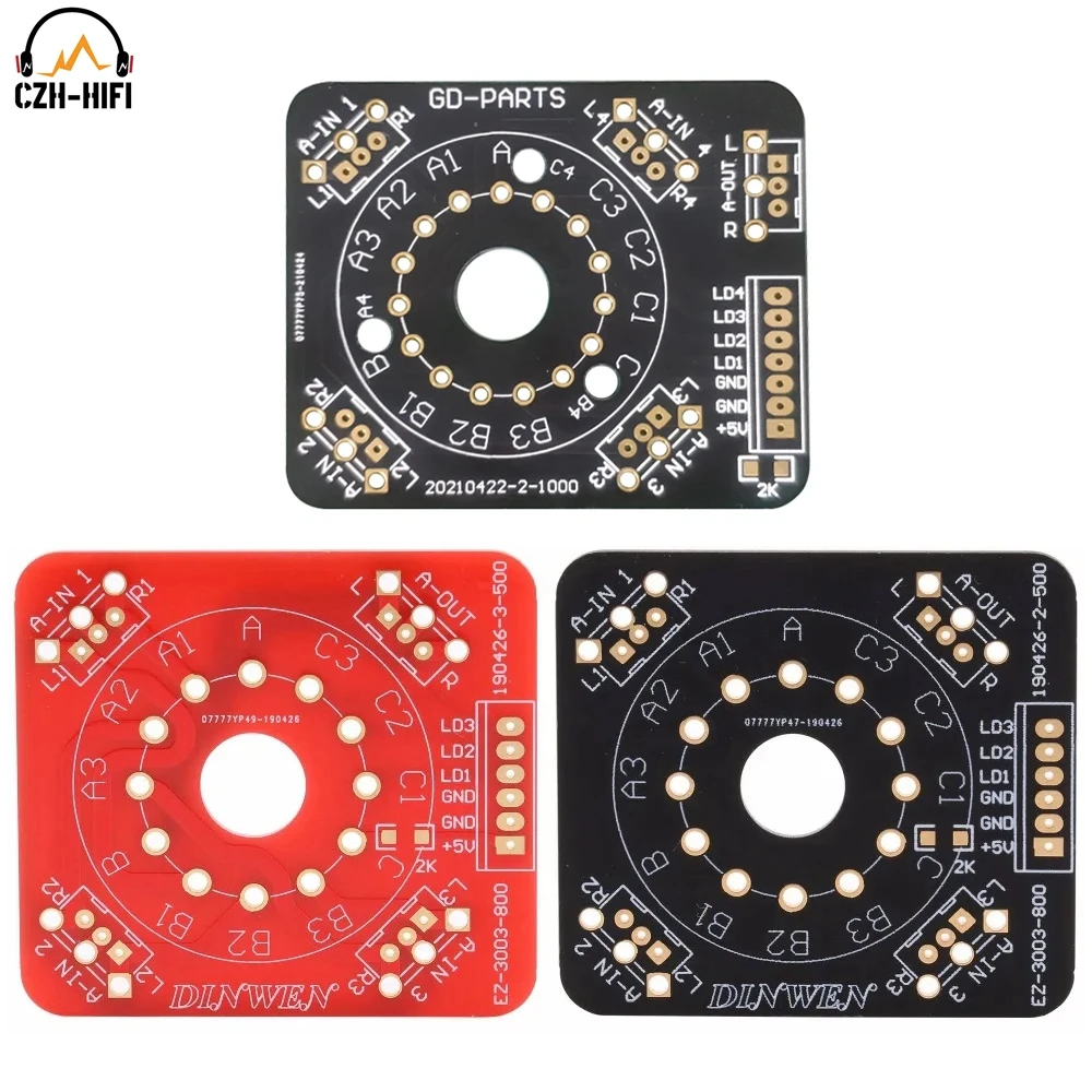 1PC B board for EIZZ 3 Way 3 Positions Rotary Switch Signal Source Selector Double-sided gold precipitation tech for Hifi DIY
1PC B board for EIZZ 3 Way 3 Positions Rotary Switch Signal Source Selector Double-sided gold precipitation tech for Hifi DIY