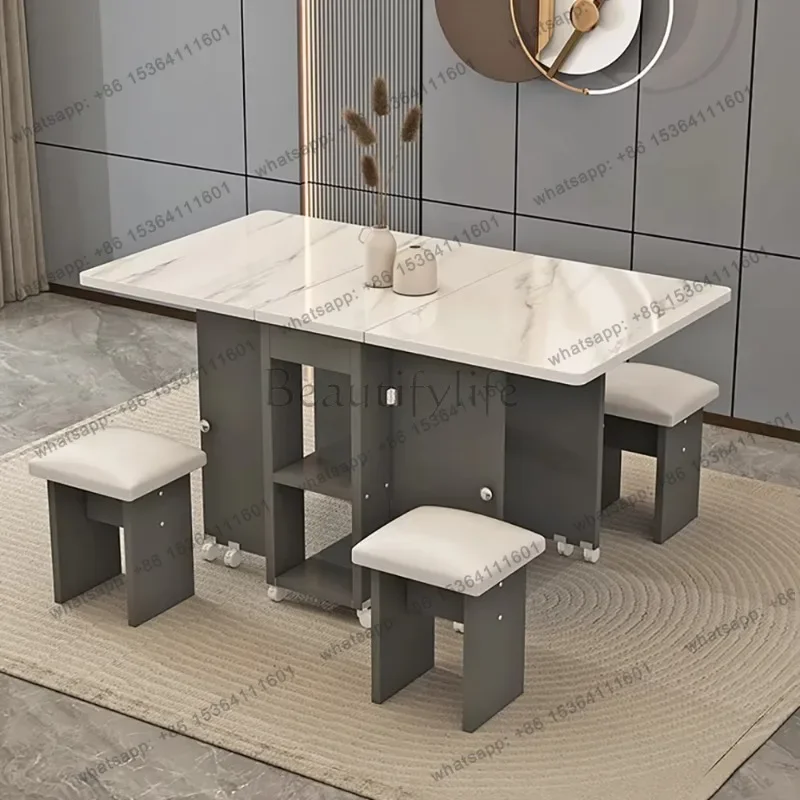 yj58 Folding Dining Table Set 4 Chairs Decorate Luxury Italian Dining Table Simple Modern Mesas Y Sillas De Comedor Kitchen Furn
yj58 Folding Dining Table Set 4 Chairs Decorate Luxury Italian Dining Table Simple Modern Mesas Y Sillas De Comedor Kitchen Furn