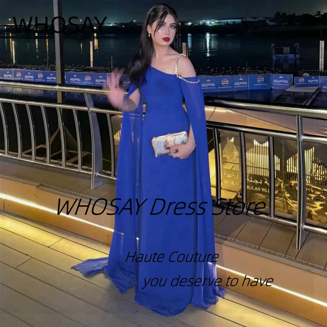 WHOSAY Ladies Wear Chiffon Long Bespoke Prom Dresses Beading Off Shoulder Flutter Sleeves Special Banquet Evening Party Gowns
WHOSAY Ladies Wear Chiffon Long Bespoke Prom Dresses Beading Off Shoulder Flutter Sleeves Special Banquet Evening Party Gowns