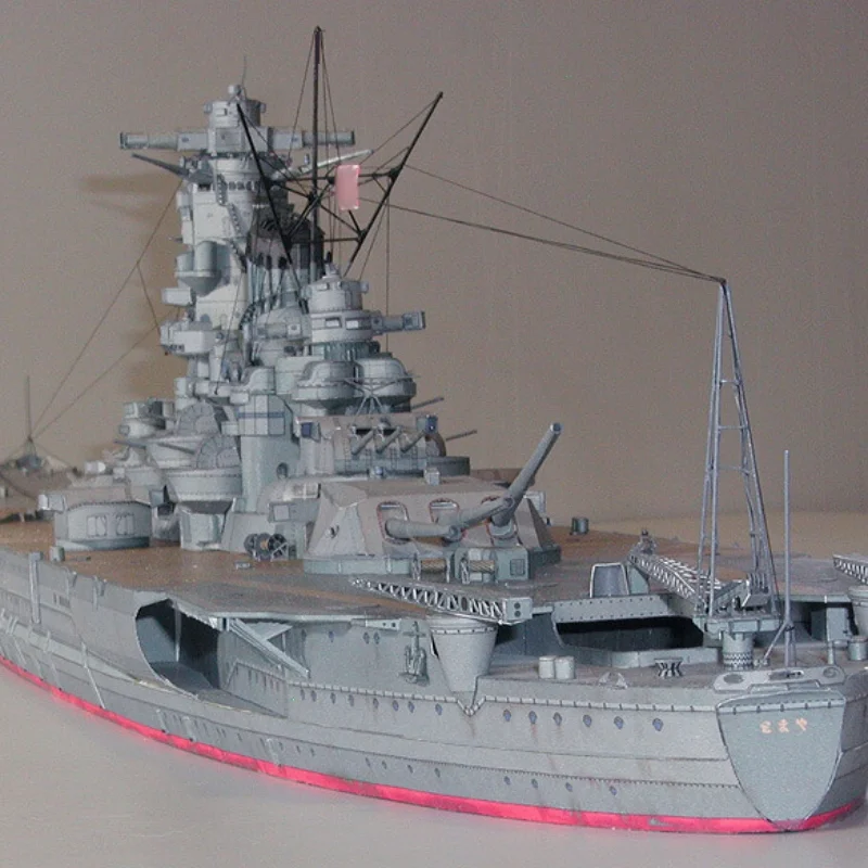 Масштаб 1:250 WW2 Yamato Battleship DIY, бумажная модель, комплект 104 см = 41 дюйма, длинные пазлы, игрушка ручной работы, сделай сам
Масштаб 1:250 WW2 Yamato Battleship DIY, бумажная модель, комплект 104 см = 41 дюйма, длинные пазлы, игрушка ручной работы, сделай сам