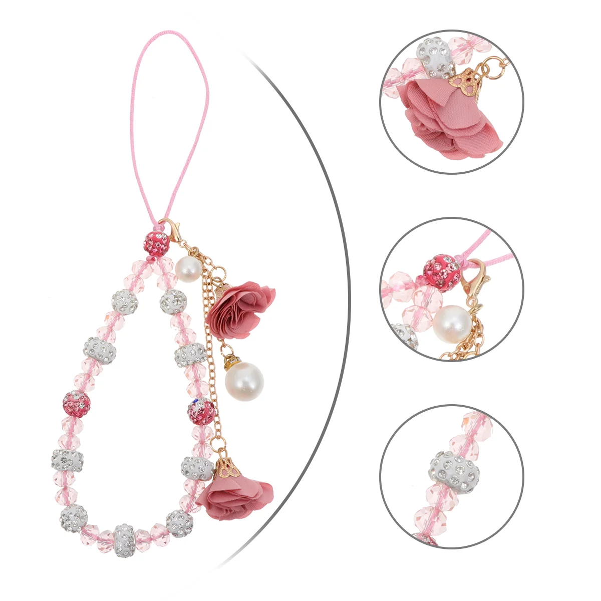 Mobile Phone Decorative Bracelet Hanging Decoration Pendant Crystal Lanyards Strap Short Chain Wrist Straps Hand
Mobile Phone Decorative Bracelet Hanging Decoration Pendant Crystal Lanyards Strap Short Chain Wrist Straps Hand