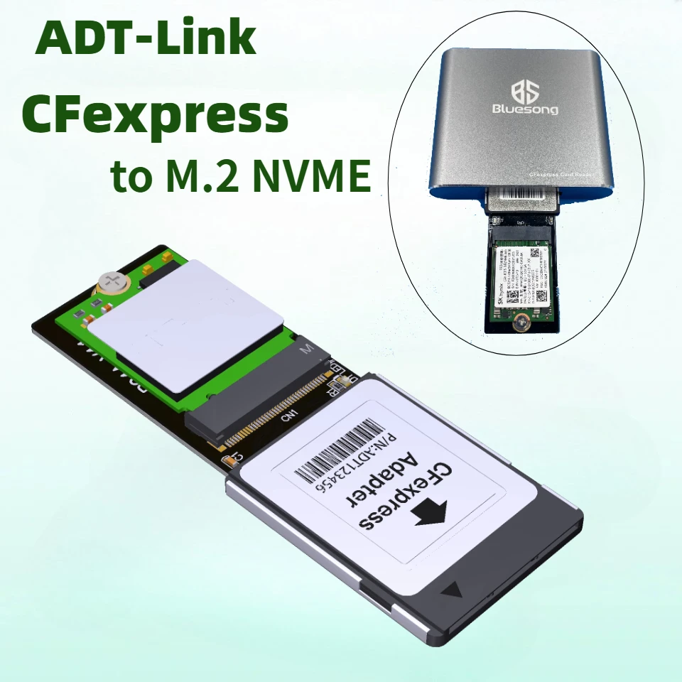 High Quality PCIE 4.0 CF Express Type B to M.2 NVMe 2230 Key M for XBOX WD CH SN530 SSD Full Speed Gen4x2 CFexpress Adapter SSD
High Quality PCIE 4.0 CF Express Type B to M.2 NVMe 2230 Key M for XBOX WD CH SN530 SSD Full Speed Gen4x2 CFexpress Adapter SSD