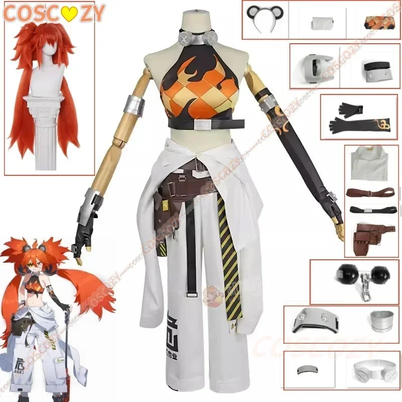 CosplayZenless Zone Zero Koleda Belobog Cosplay Costume Wig Belobog Heavy Industries Uniform Orange Long Hair Eye Mask Headgear
CosplayZenless Zone Zero Koleda Belobog Cosplay Costume Wig Belobog Heavy Industries Uniform Orange Long Hair Eye Mask Headgear