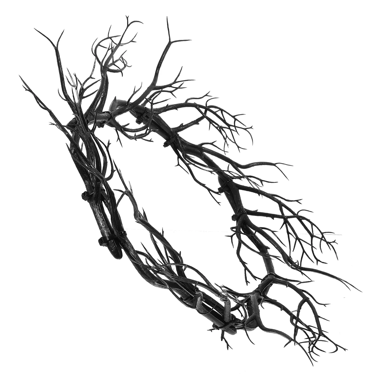 Fake Twig Halloween Wreath Black Branch Decor Artificial Door Garland Hanging OrnamentHaunted House Front Door Wreaths Plastic
Fake Twig Halloween Wreath Black Branch Decor Artificial Door Garland Hanging OrnamentHaunted House Front Door Wreaths Plastic