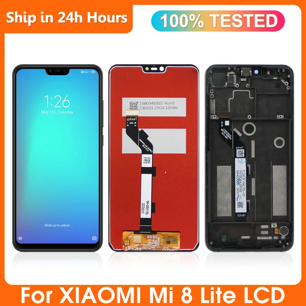 6,26 "для Xiaomi Mi 8 Lite ЖК-дисплей M1808D2TG Замена дигитайзера экрана в сборе 6,26 "для Xiaomi Mi 8 Youth Mi 8X ЖК-дисплей
6,26 "для Xiaomi Mi 8 Lite ЖК-дисплей M1808D2TG Замена дигитайзера экрана в сборе 6,26 "для Xiaomi Mi 8 Youth Mi 8X ЖК-дисплей