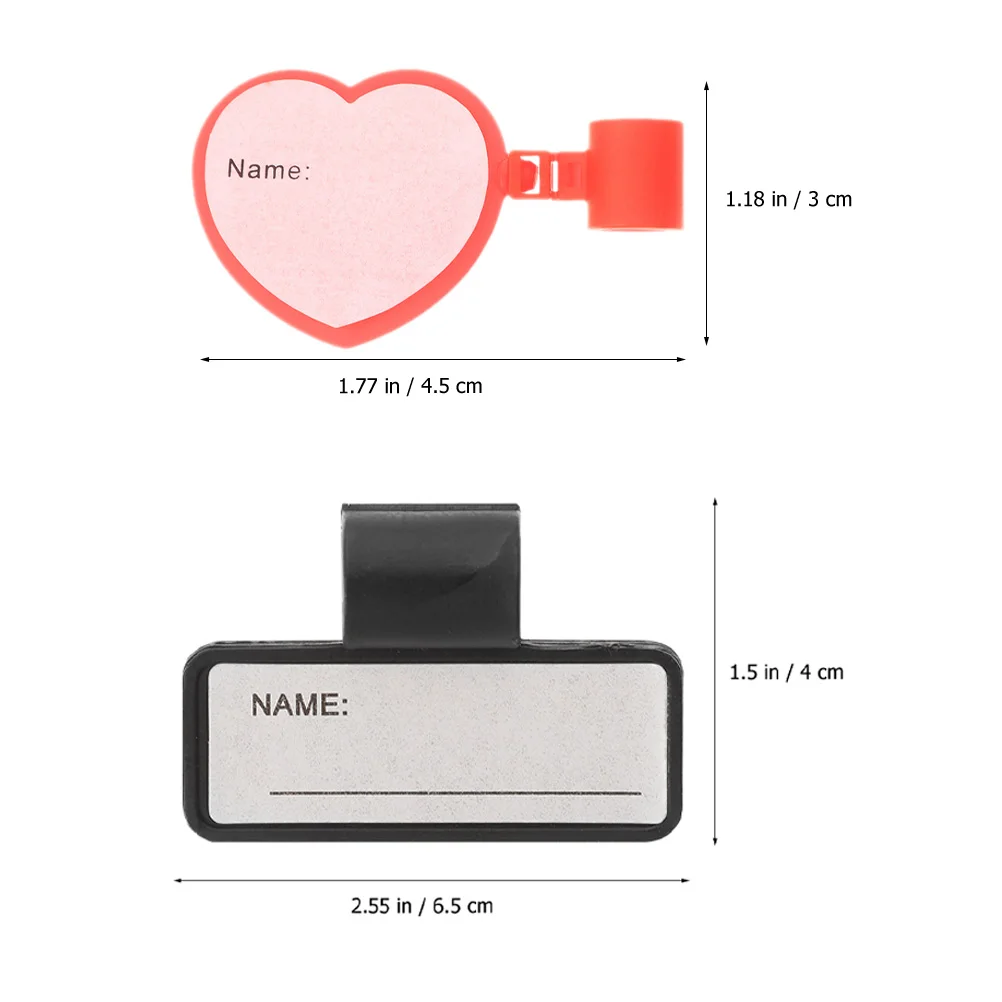 4 Pcs Name Tag Stethoscope Supplies Personalized Accessory Id Clip Card Sign Material Heart Rectangular Shaped Easy
4 Pcs Name Tag Stethoscope Supplies Personalized Accessory Id Clip Card Sign Material Heart Rectangular Shaped Easy
