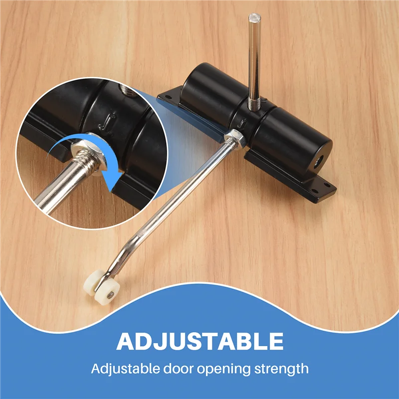 A51M-Door Closer Household Black Belt Wheel Adjustable Automatic Door Closing Light Zinc Alloy Spring Door Closer
A51M-Door Closer Household Black Belt Wheel Adjustable Automatic Door Closing Light Zinc Alloy Spring Door Closer