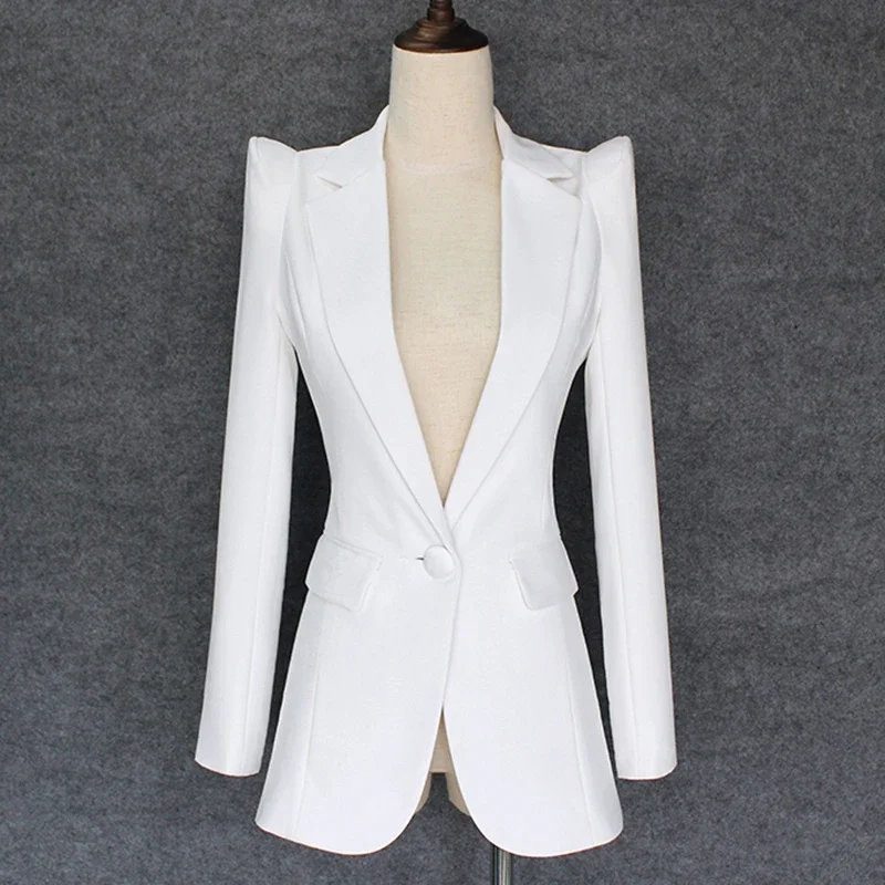 TOP QUALITY 2023 New Stylish Designer Blazer Women's Shrug Shoulder Single Button White Blazer Jacket
TOP QUALITY 2023 New Stylish Designer Blazer Women's Shrug Shoulder Single Button White Blazer Jacket