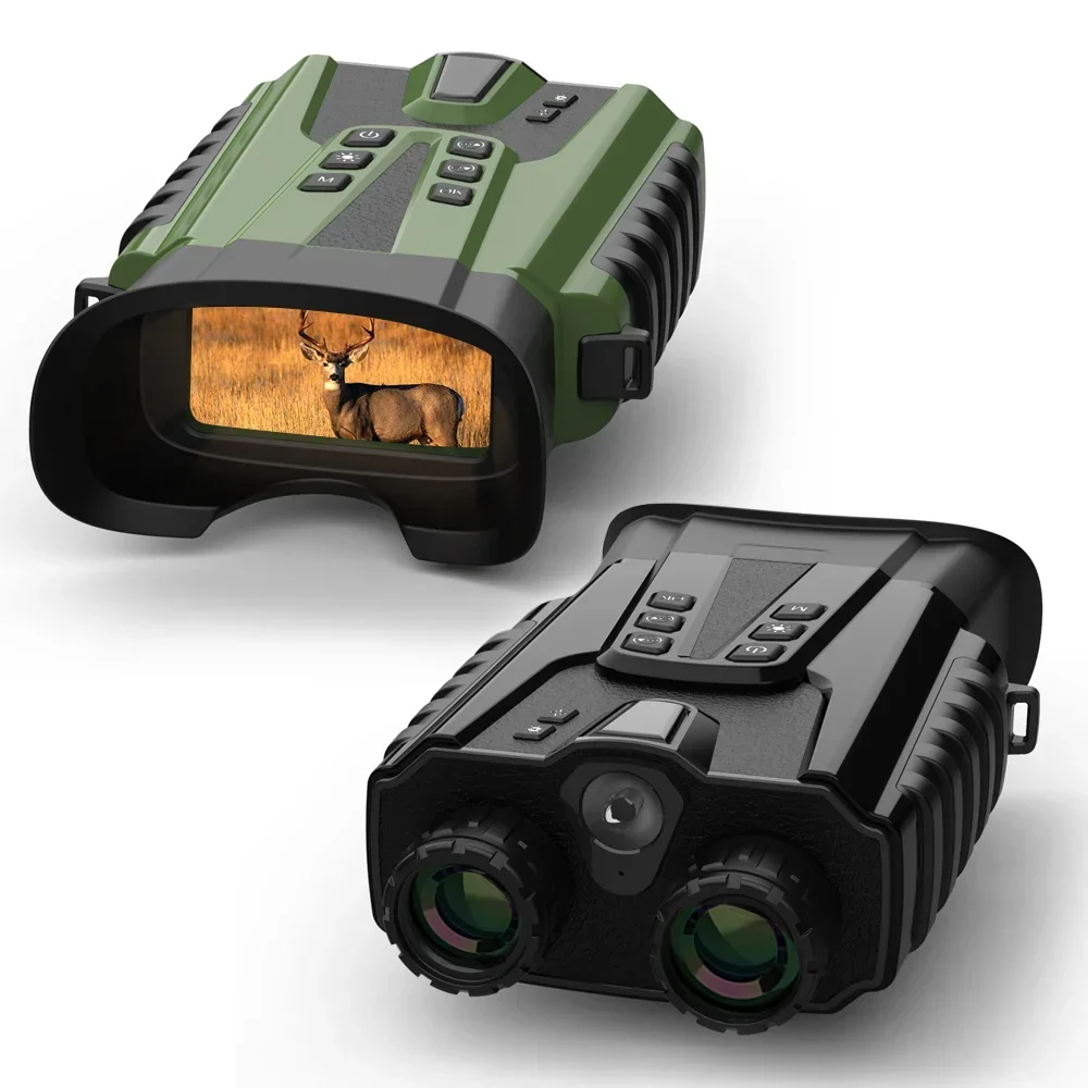 4K Full HD Color Night Vision Digital Infrared Night Vision Goggles with 3.0 inch Glass Eyepiece Records Footage
4K Full HD Color Night Vision Digital Infrared Night Vision Goggles with 3.0 inch Glass Eyepiece Records Footage