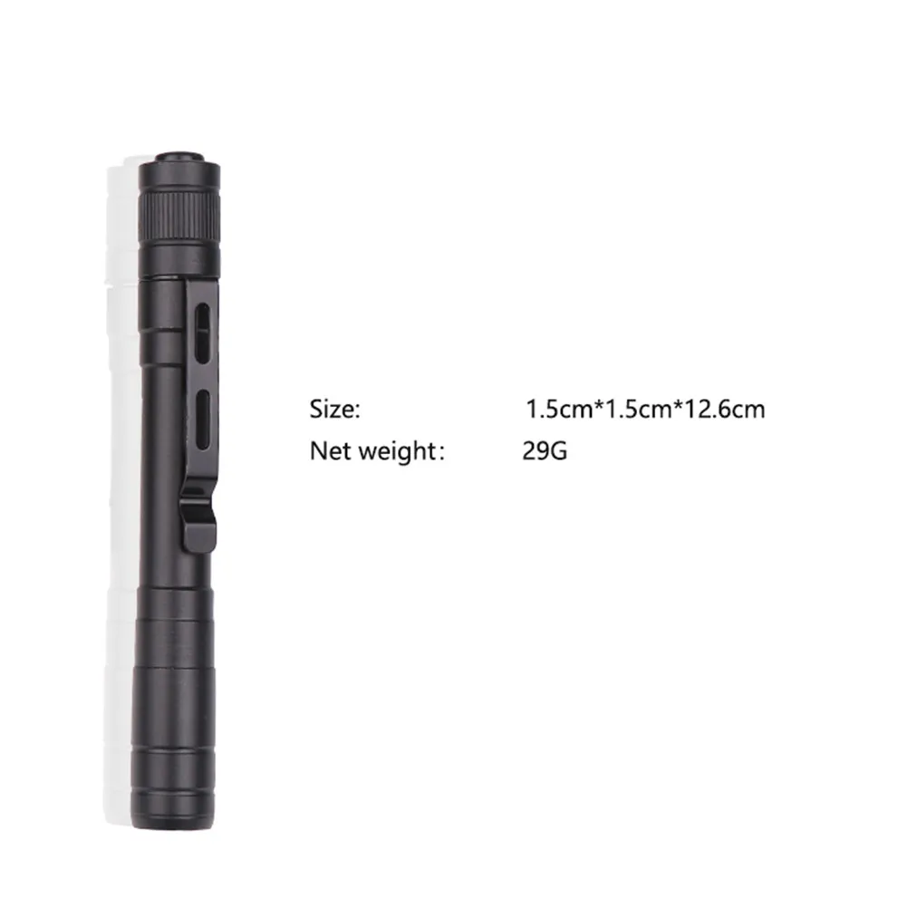 Pen Style Dual Source LED Portable Yellow and White Beam Flashlight for Hiking Camping Emergency Black
Pen Style Dual Source LED Portable Yellow and White Beam Flashlight for Hiking Camping Emergency Black