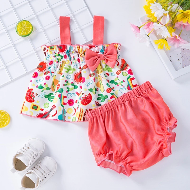 Summer Toddler Baby Girls Clothes Set Cute Floral Sleeveless Bow Cartoon Print Bow Tankini Set Summer Bathing Suits 3-24M
Summer Toddler Baby Girls Clothes Set Cute Floral Sleeveless Bow Cartoon Print Bow Tankini Set Summer Bathing Suits 3-24M