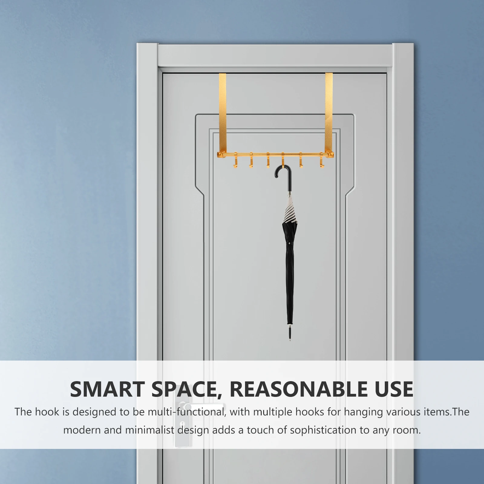 1 Set Household Back Hook No Drilling Easy Installation Aluminum Alloy Multi-Functional Over Door Hanger For Coats Hats Bags
1 Set Household Back Hook No Drilling Easy Installation Aluminum Alloy Multi-Functional Over Door Hanger For Coats Hats Bags