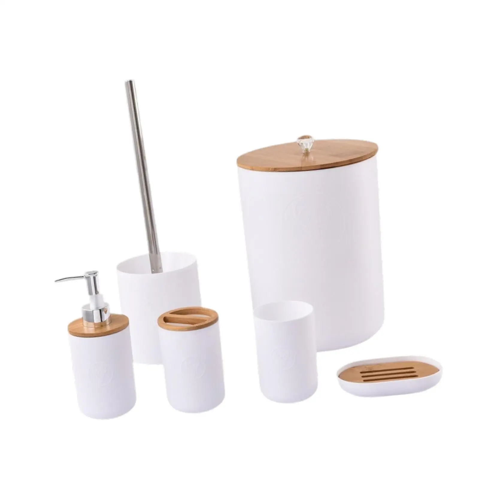 6x Bathroom Accessories Set Toothbrush Holder for Bathroom Home Restaurants
6x Bathroom Accessories Set Toothbrush Holder for Bathroom Home Restaurants