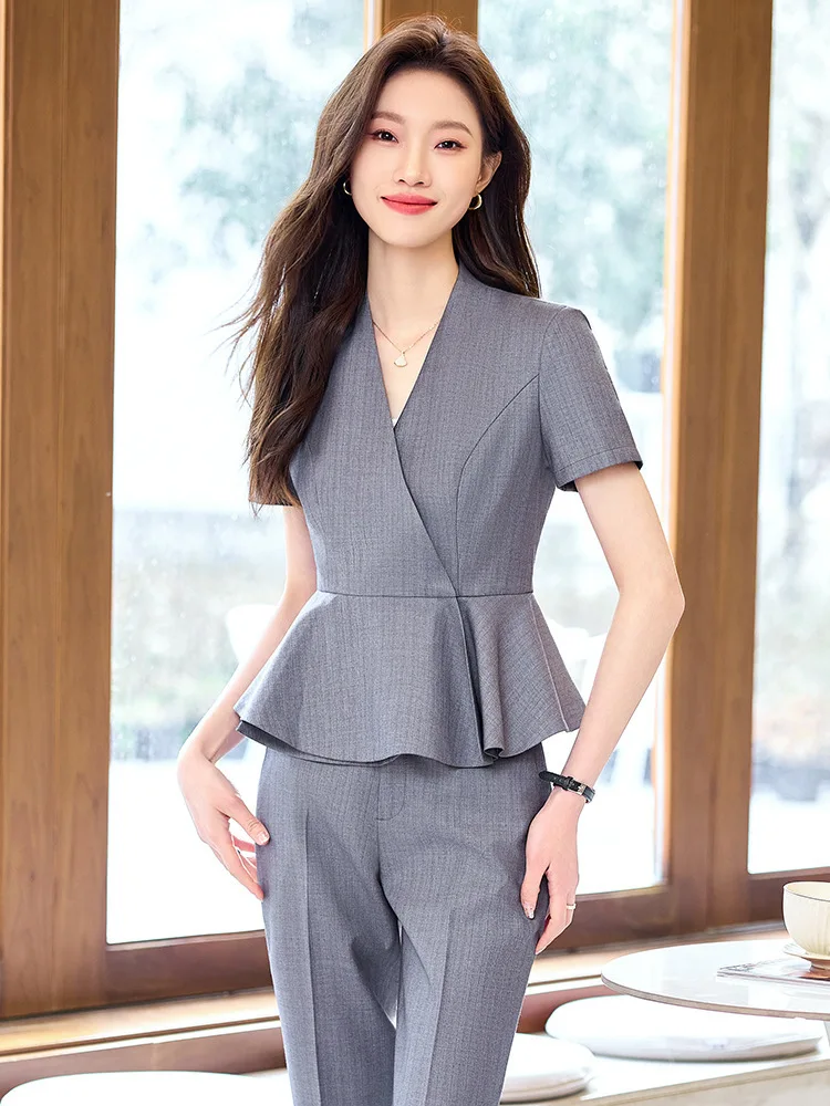 Formal Professional Business Suits Female Pantsuits Ladies Office Work Wear Career Interview Outfits Trousers Set
Formal Professional Business Suits Female Pantsuits Ladies Office Work Wear Career Interview Outfits Trousers Set
