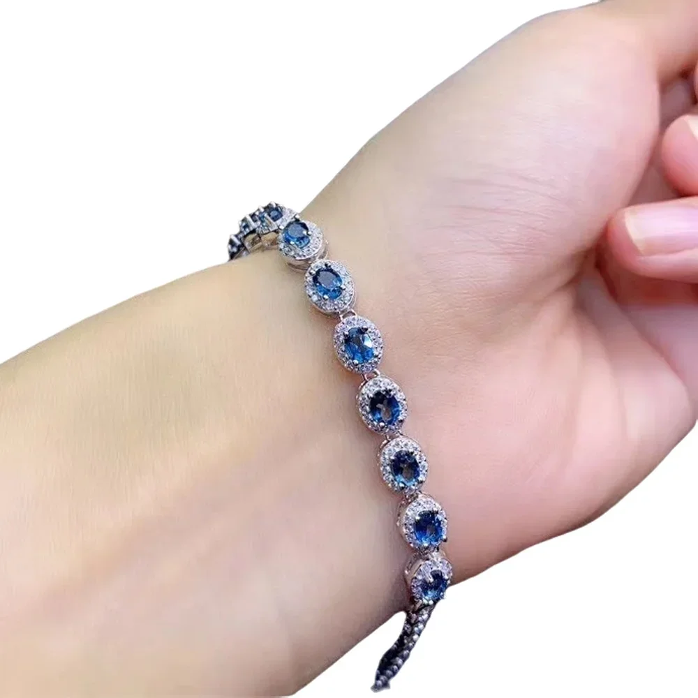 KJJEAXCMY-925 Sterling Silver Inlaid Gemstone Bracelet for Women, Fine Jewelry, Blue Topaz, Trendy Hand, Party, birthday gift,
KJJEAXCMY-925 Sterling Silver Inlaid Gemstone Bracelet for Women, Fine Jewelry, Blue Topaz, Trendy Hand, Party, birthday gift,