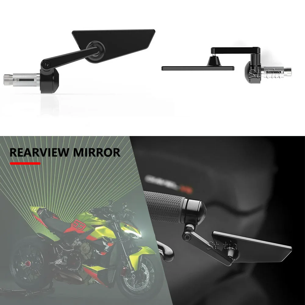 New Motorcycle Black Rearview Mirror Aluminum Rear View Mirrors For Ducati Streetfighter V4 S V4S STREETFIGHTER V2
New Motorcycle Black Rearview Mirror Aluminum Rear View Mirrors For Ducati Streetfighter V4 S V4S STREETFIGHTER V2