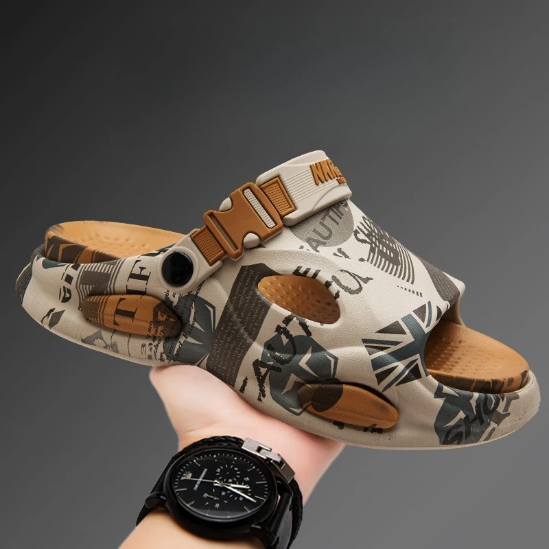 Summer Clogs Men Sandals Breathable Holes Shoes Cushioned Thick Soled Beach Slippers Slip on Outdoor Water Sports Shoes for Men
Summer Clogs Men Sandals Breathable Holes Shoes Cushioned Thick Soled Beach Slippers Slip on Outdoor Water Sports Shoes for Men