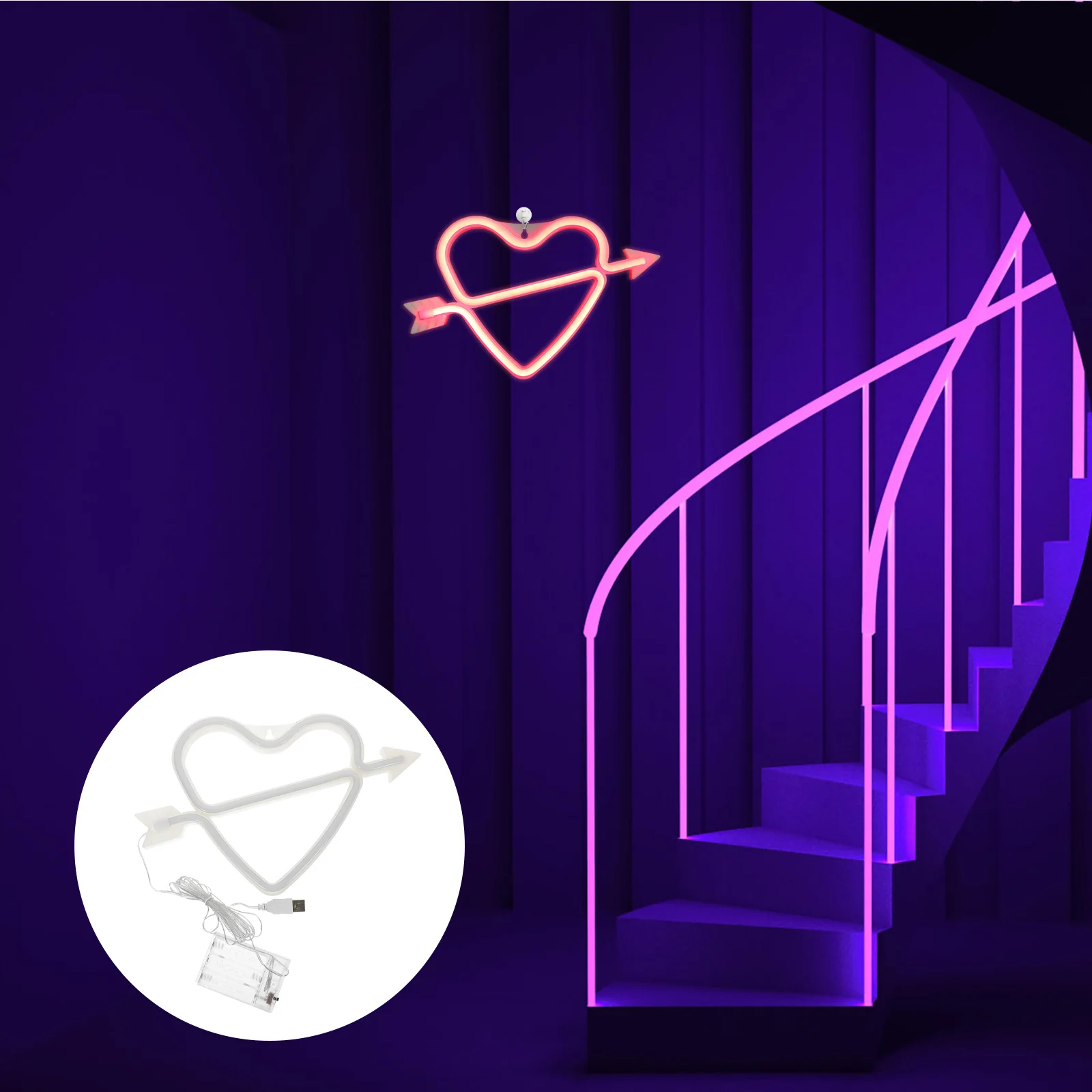 Cupid Bow Neon Light Red LED Heart Design Decorative Lamp Night Light USB Powered Wall Decor Gift Wall Decor Lights
Cupid Bow Neon Light Red LED Heart Design Decorative Lamp Night Light USB Powered Wall Decor Gift Wall Decor Lights