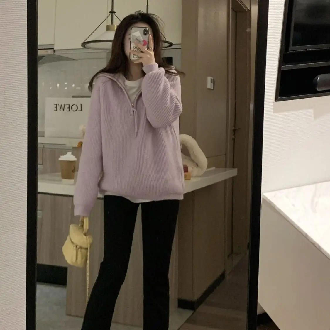 2023 Women's Autumn Winter Korean Turtleneck Knitted Tops Female Thick Warm Loose Pullovers Ladies Zipper Sweater Tops E510
2023 Women's Autumn Winter Korean Turtleneck Knitted Tops Female Thick Warm Loose Pullovers Ladies Zipper Sweater Tops E510