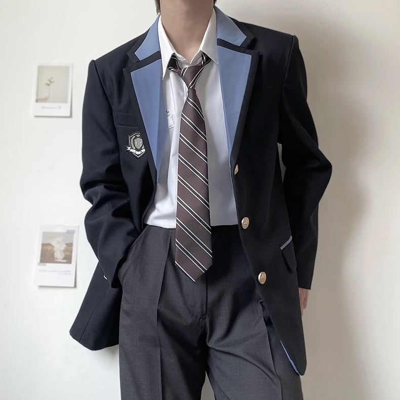 Original Kinoshi Graphite Jacket Korean Style School Uniform Windbreaker Men's Casual Long Sleeve Suit Coat in Polyester
Original Kinoshi Graphite Jacket Korean Style School Uniform Windbreaker Men's Casual Long Sleeve Suit Coat in Polyester