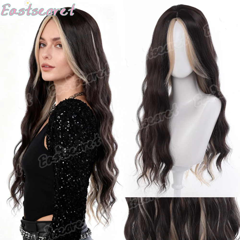 Длинный темно-коричневый светлый парик 70 см для женщин, средняя часть, вьющийся натуральный синтетический парик для повседневного использования на вечеринке для косплея
Длинный темно-коричневый светлый парик 70 см для женщин, средняя часть, вьющийся натуральный синтетический парик для повседневного использования на вечеринке для косплея