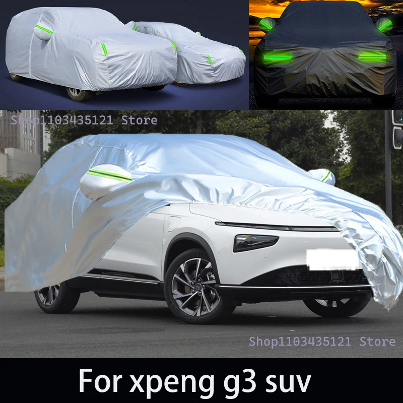 For xpeng g3 suv Outdoor Protection Full Car Covers Snow Cover Sunshade Waterproof Dustproof Exterior Car accessories
For xpeng g3 suv Outdoor Protection Full Car Covers Snow Cover Sunshade Waterproof Dustproof Exterior Car accessories