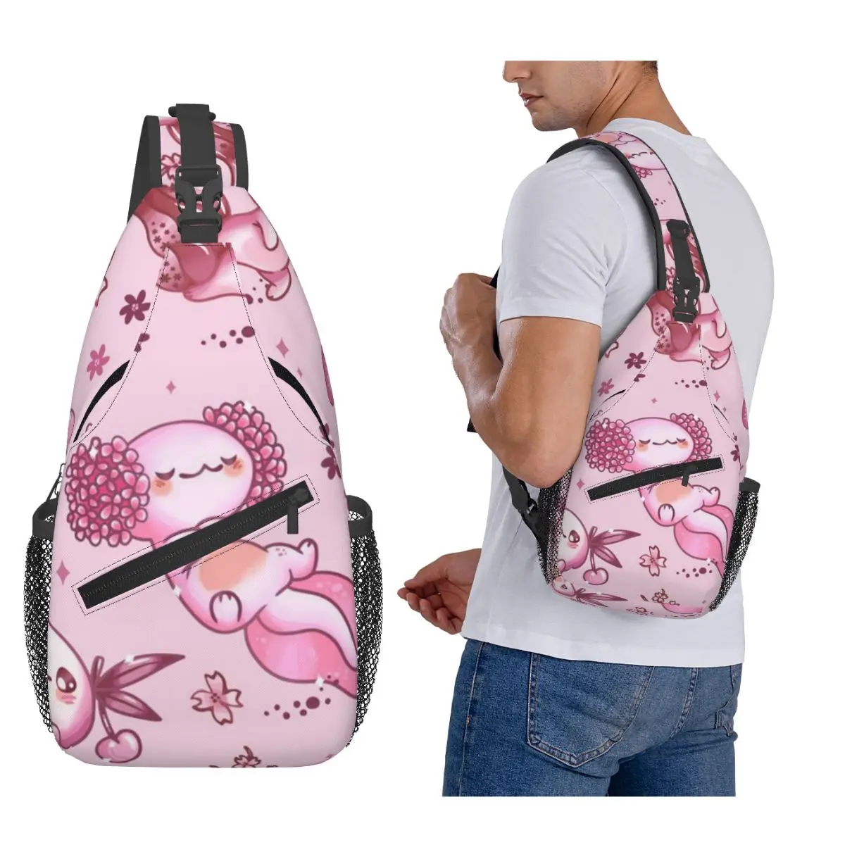 Kawaii аксолотль узор нагрудная сумка мужской слинг рюкзак через плечо нагрудная сумка путешествия походный рюкзак сумка на плечо
Kawaii аксолотль узор нагрудная сумка мужской слинг рюкзак через плечо нагрудная сумка путешествия походный рюкзак сумка на плечо