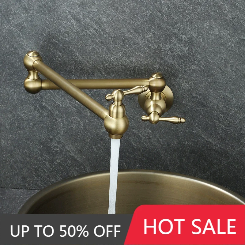 Brushed Gold Only Cold Water Pot Filler Faucet Brass Rose Gold Foldable Kitchen Faucet Black Sink Tap Rotating Folding Spout
Brushed Gold Only Cold Water Pot Filler Faucet Brass Rose Gold Foldable Kitchen Faucet Black Sink Tap Rotating Folding Spout