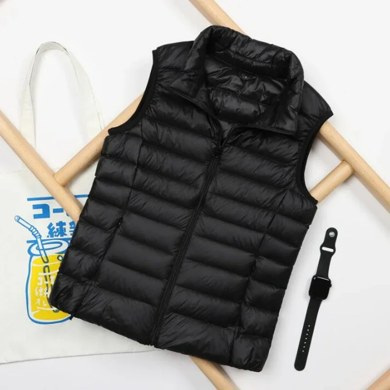 Pop Pop New Autumn And Winter Down Vest Women's Short Ultra-light Duck Down Jacket Windproof Vest Warm Women's Sleeveless Jacket
Pop Pop New Autumn And Winter Down Vest Women's Short Ultra-light Duck Down Jacket Windproof Vest Warm Women's Sleeveless Jacket