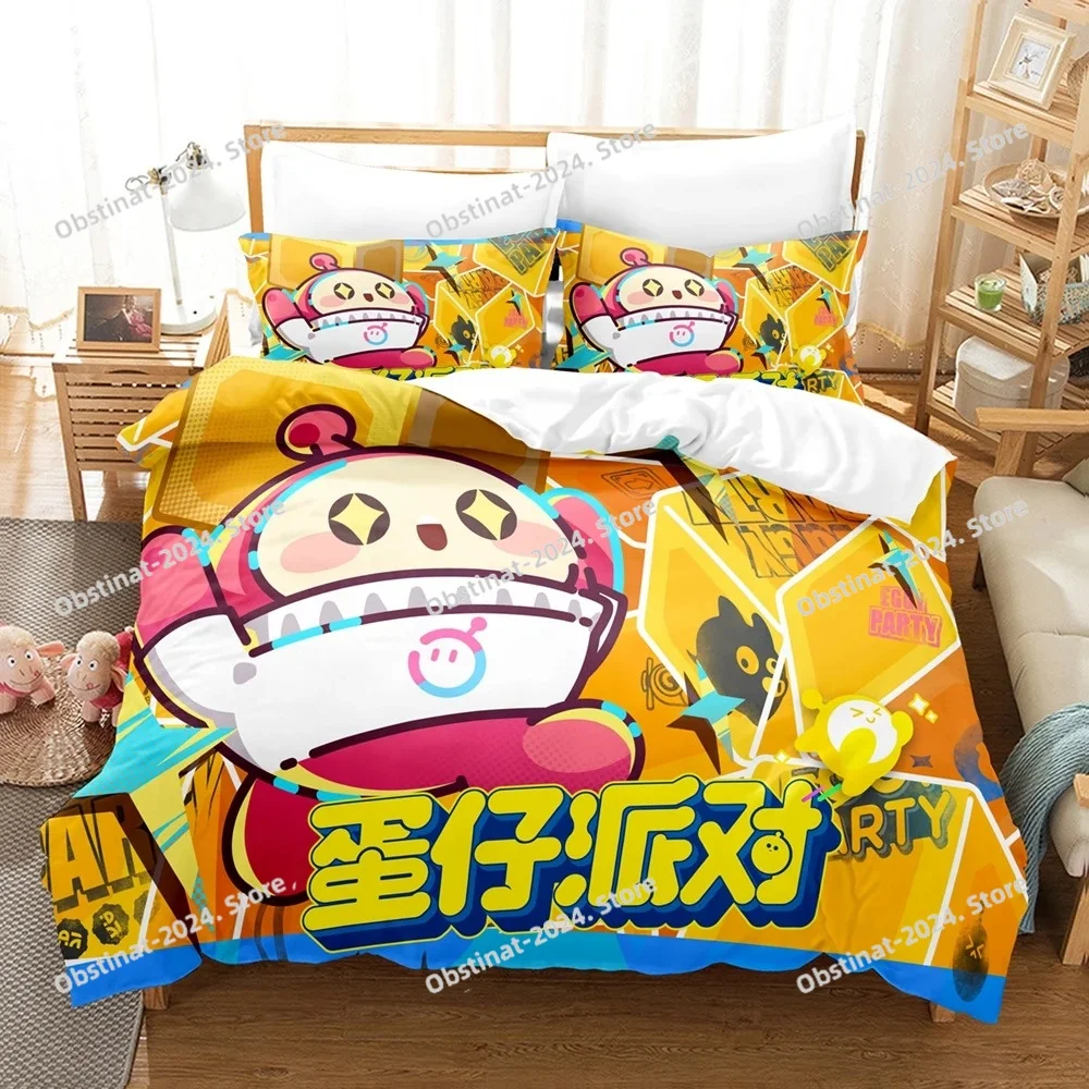 3D Print Game The Egg Party Bedding Sets Duvet Cover Set With Pillowcase Twin Full Queen King Bedclothes Bed Linen Home Textiles
3D Print Game The Egg Party Bedding Sets Duvet Cover Set With Pillowcase Twin Full Queen King Bedclothes Bed Linen Home Textiles