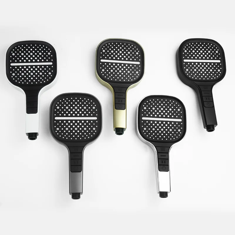 ABS High Pressure Shower Head Black 7 Functions Hand Shower With ABS Shower Bracket Stainless Steel Hose Bathroom Accessories
ABS High Pressure Shower Head Black 7 Functions Hand Shower With ABS Shower Bracket Stainless Steel Hose Bathroom Accessories