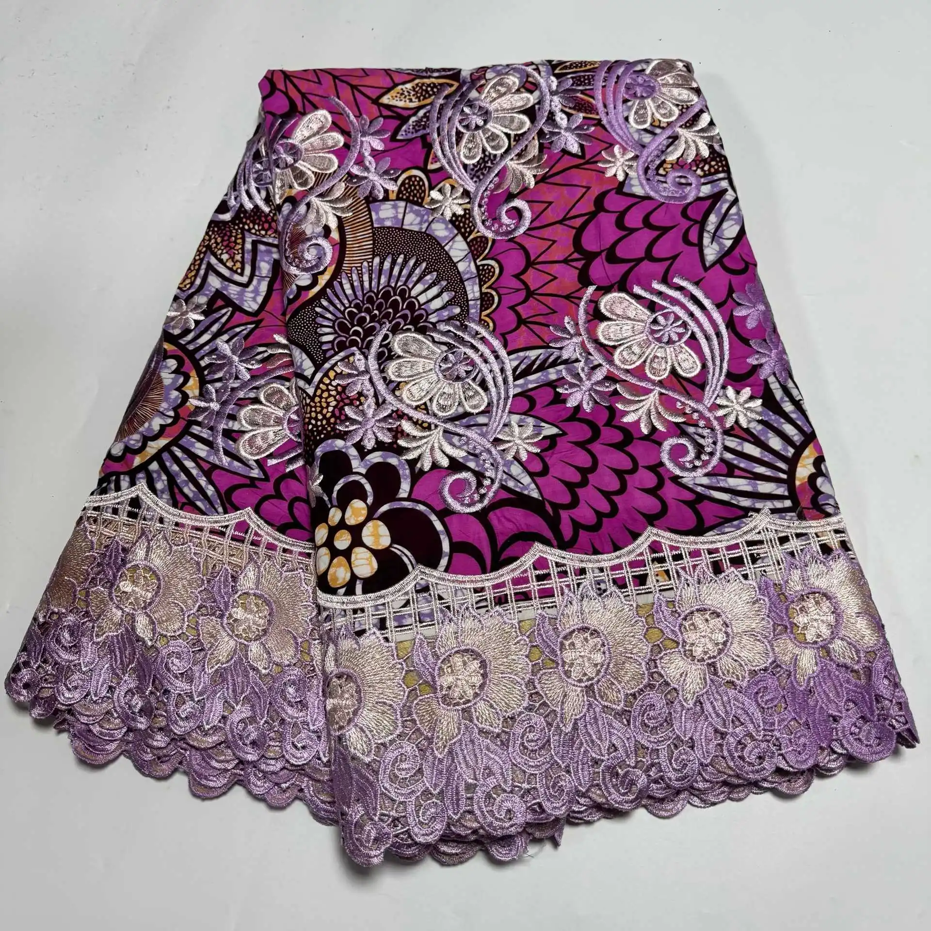 2026 6Yards Latest High Quality Popular Delicate Embroidered Holland Wax lace Fabric For Party Evening Dress NN5219_V
2026 6Yards Latest High Quality Popular Delicate Embroidered Holland Wax lace Fabric For Party Evening Dress NN5219_V