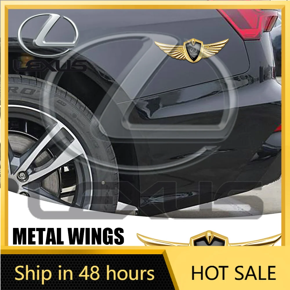 Emblems Car Metal Emblem Sticker 3D Wings Side Mark Body Trunk Decal For Lexus IS250 Ct200h LS430 LX570 NX300h IS300h RX330 ES30
Emblems Car Metal Emblem Sticker 3D Wings Side Mark Body Trunk Decal For Lexus IS250 Ct200h LS430 LX570 NX300h IS300h RX330 ES30