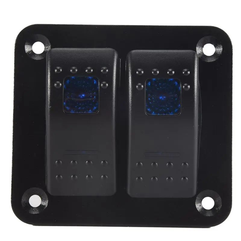 2 Gang Rocker Switch Panel 5Pin On Off Pre-Wired Rocker Switch Waterproof Switche Panel For Car Marine ATV Trailer-T61C
2 Gang Rocker Switch Panel 5Pin On Off Pre-Wired Rocker Switch Waterproof Switche Panel For Car Marine ATV Trailer-T61C