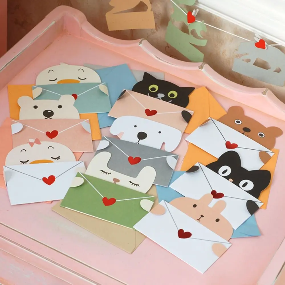 6PCS Bear Rabbit Blessing Thank Envelope Ins Cartoon Decoration Letter Paper Folded Cute Cartoon Greeting Card
6PCS Bear Rabbit Blessing Thank Envelope Ins Cartoon Decoration Letter Paper Folded Cute Cartoon Greeting Card