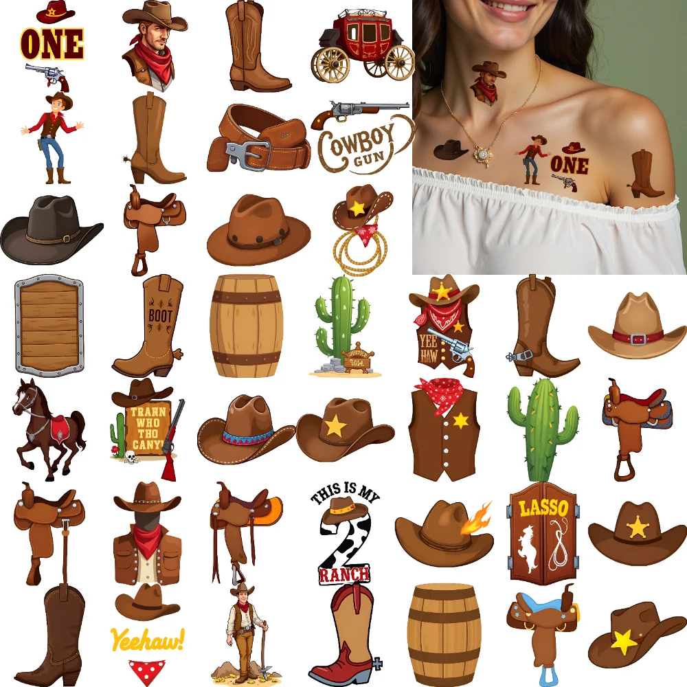 63 шт. временная татуировка Ласссо временные татуировки наклейки кактус ковбойские сапоги мультфильм Запад ковбойская ковбойская шляпа для плеч
63 шт. временная татуировка Ласссо временные татуировки наклейки кактус ковбойские сапоги мультфильм Запад ковбойская ковбойская шляпа для плеч