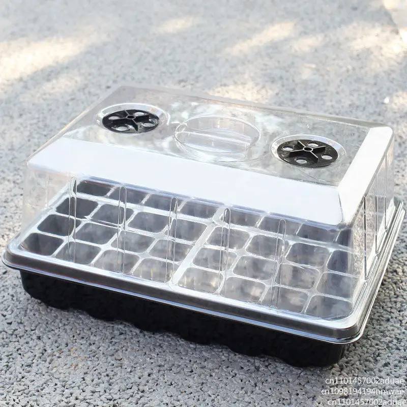 Home gardening seedling box large high cover 24 holes 48 holes hole plate succulent cuttings plant sowing seedling stuffy
Home gardening seedling box large high cover 24 holes 48 holes hole plate succulent cuttings plant sowing seedling stuffy