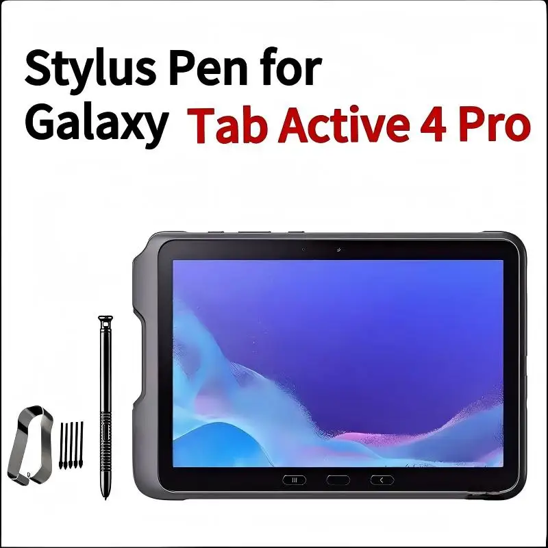 Stylus Pen For Samsung Galaxy Tab Active 4 Pro Replacement Touch S Pen Without Bluetooth ,with 5 tips + 1 nib clip
Stylus Pen For Samsung Galaxy Tab Active 4 Pro Replacement Touch S Pen Without Bluetooth ,with 5 tips + 1 nib clip
