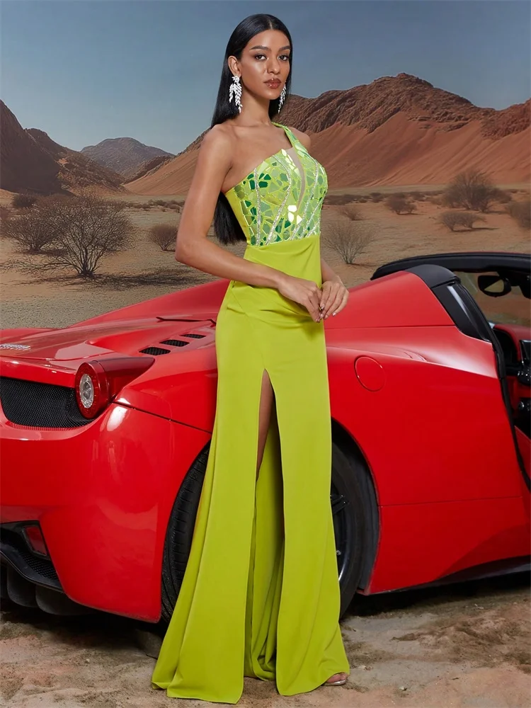 Lucyinlove Luxury Diamond-patch Yellow Evening Gown Elegant Women Long Split Mermaid Wedding Party Dress Gown Cocktail Prom
Lucyinlove Luxury Diamond-patch Yellow Evening Gown Elegant Women Long Split Mermaid Wedding Party Dress Gown Cocktail Prom