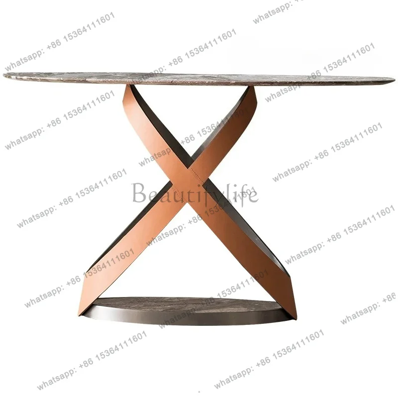 zj.entrance platform, corridor entrance luxury stone end viewing platform, designer minimalist semi-circle entrance table
zj.entrance platform, corridor entrance luxury stone end viewing platform, designer minimalist semi-circle entrance table