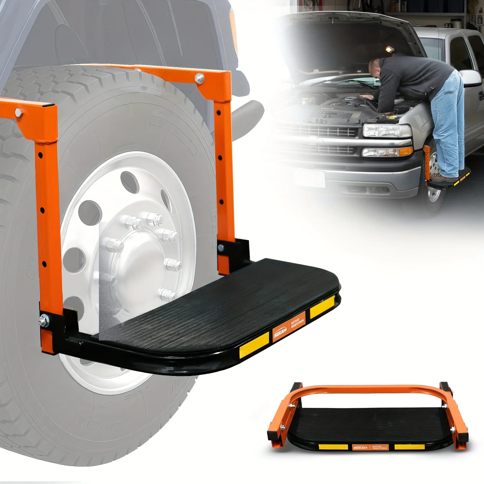 Adjustable Folding Tire Step for Truck SUV RV Wheel Portable Non-Slip Platform Mounted Step Fit Most Tire Outdoor Travel
Adjustable Folding Tire Step for Truck SUV RV Wheel Portable Non-Slip Platform Mounted Step Fit Most Tire Outdoor Travel