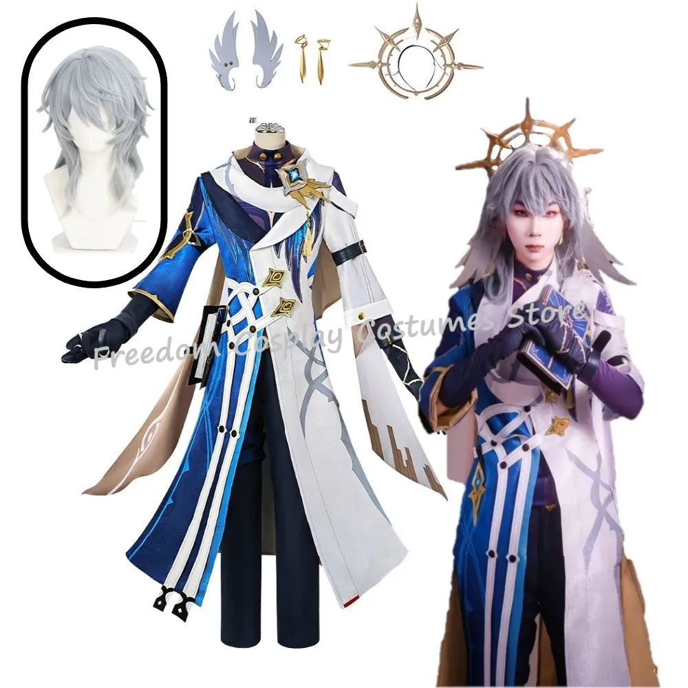 New Order Style Sunday Cosplay Game Honkai Star Rail Mr. Sunday Cosplay Costume wig Anime Carnival Comic Con Animation Prop
New Order Style Sunday Cosplay Game Honkai Star Rail Mr. Sunday Cosplay Costume wig Anime Carnival Comic Con Animation Prop