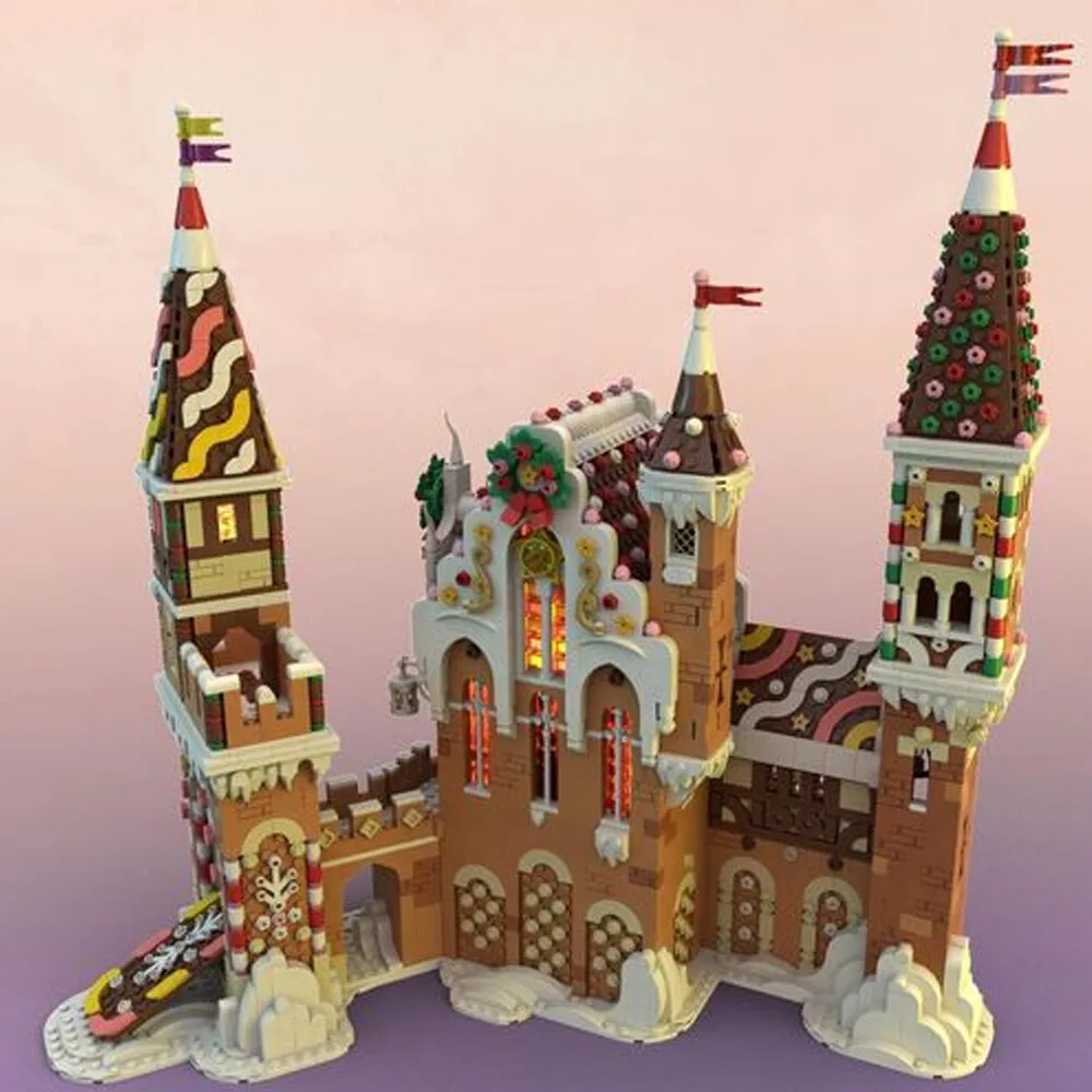 MOC-130576 Модульный волшебный замок, зимняя резиденция с украшением 3971, детали
MOC-130576 Модульный волшебный замок, зимняя резиденция с украшением 3971, детали