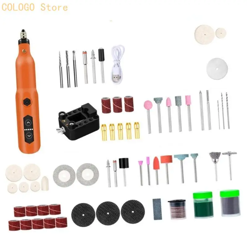 3.7V Cordless Rotary Tool Set 18000rpm Variable Speed for DIY and Craft Projects D0LD
3.7V Cordless Rotary Tool Set 18000rpm Variable Speed for DIY and Craft Projects D0LD