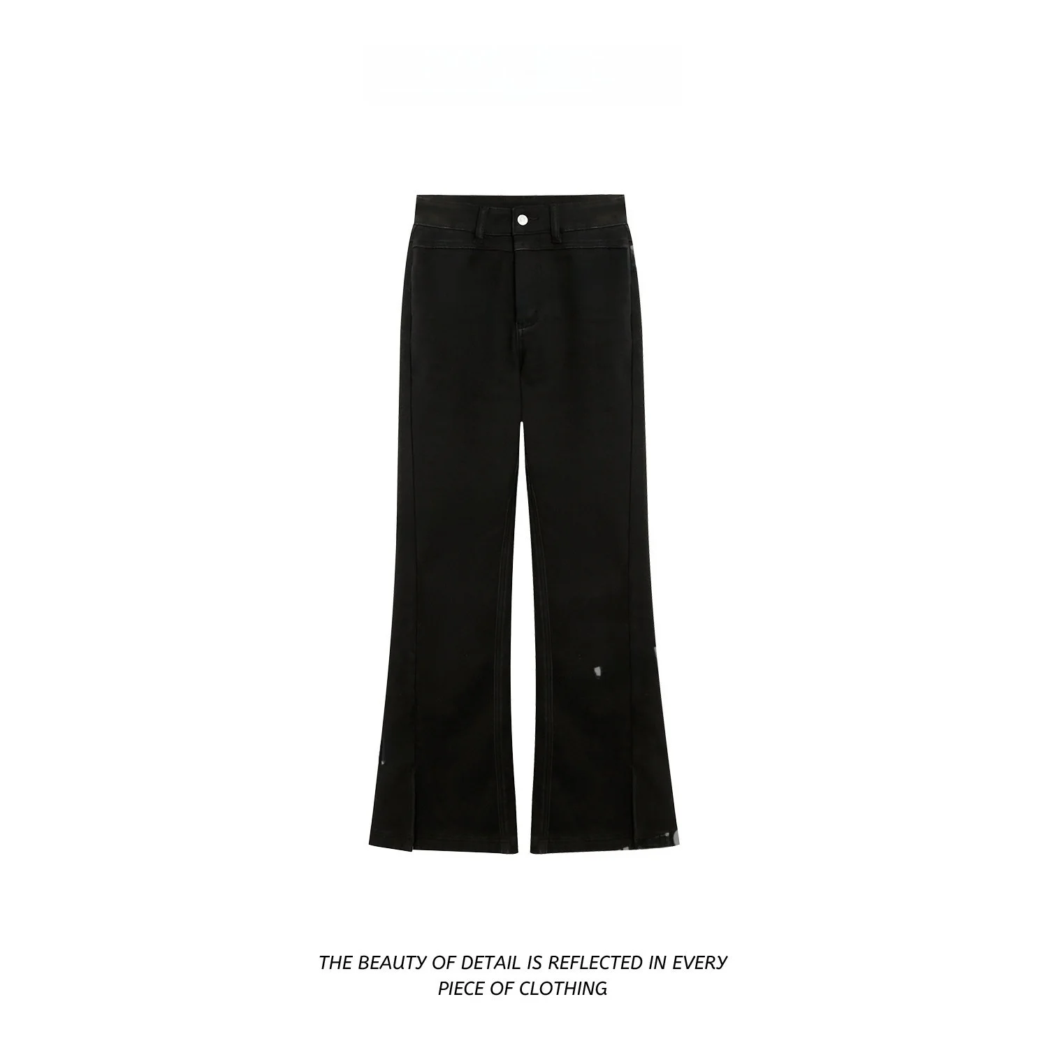 High Waist Flared Jeans Thermal Fleece Lined Versatile Split Casual Style Cotton Denim Young Women's Standard Fit Black Jeans
High Waist Flared Jeans Thermal Fleece Lined Versatile Split Casual Style Cotton Denim Young Women's Standard Fit Black Jeans