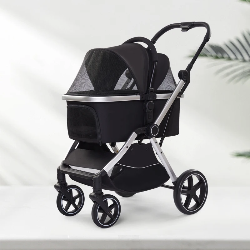 New design high quality pet product pet stroller dog stroller luxury 4 wheels pet for dog
New design high quality pet product pet stroller dog stroller luxury 4 wheels pet for dog