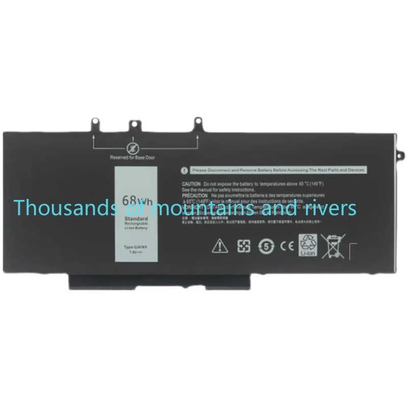 GJKNX аккумулятор для ноутбука DELL Latitude E5480 5580 5490 5590 для DELL Precision M3520 M3530 серии GD1JP 7,6 В 68 Втч
GJKNX аккумулятор для ноутбука DELL Latitude E5480 5580 5490 5590 для DELL Precision M3520 M3530 серии GD1JP 7,6 В 68 Втч