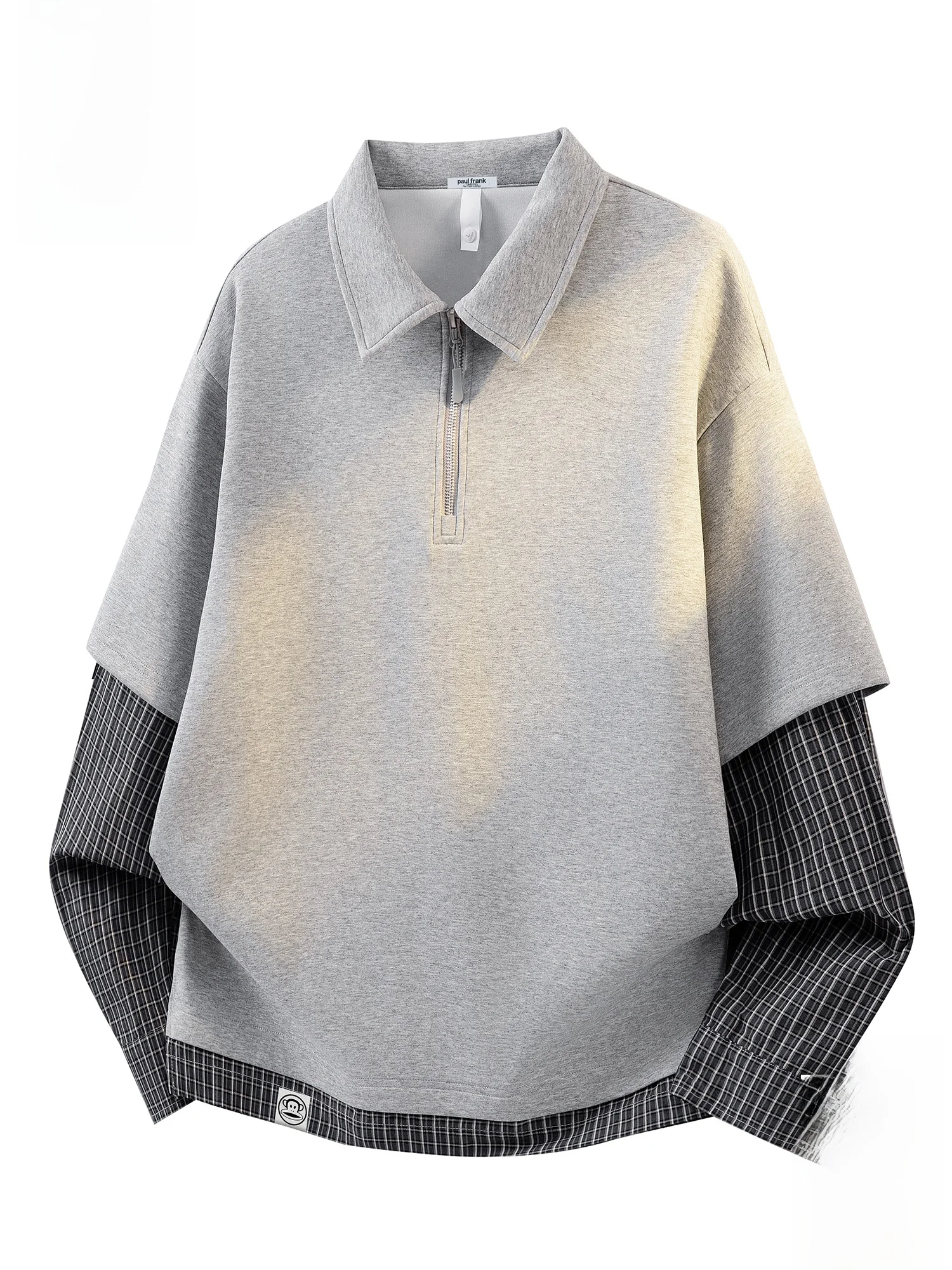 PaulFrank M Zipper Collar Patchwork Spring Sweatirt Casual Comfortable Polyester Cotton Blend Anti-Wrinkle Long Sve
PaulFrank M Zipper Collar Patchwork Spring Sweatirt Casual Comfortable Polyester Cotton Blend Anti-Wrinkle Long Sve